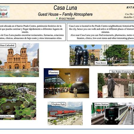 Casa Luna -Estrategica Ubicacion- Medellín Zewnętrze zdjęcie