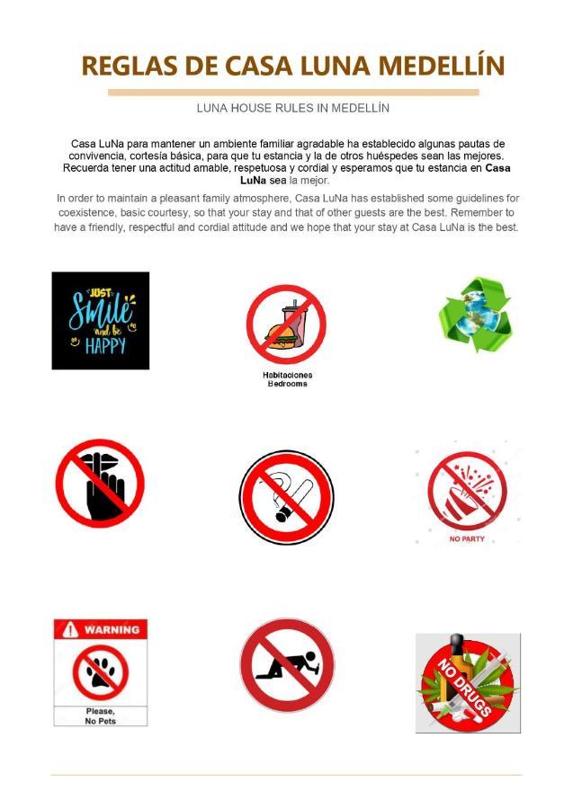 Casa Luna -Estrategica Ubicacion- Medellín Zewnętrze zdjęcie